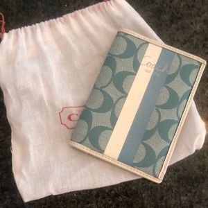 New Coach passport wallet